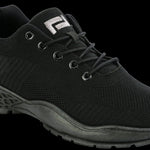 LEVEL ONE Men's Black Ultralight Trainers Shoes SP658