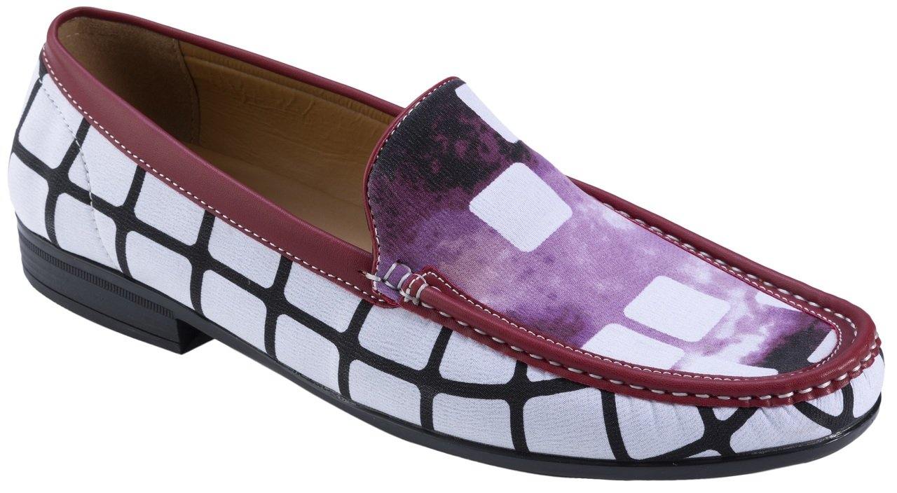 Montique Men's Grape Fashion Loafers Slip On Shoes S1914 - Suits & More