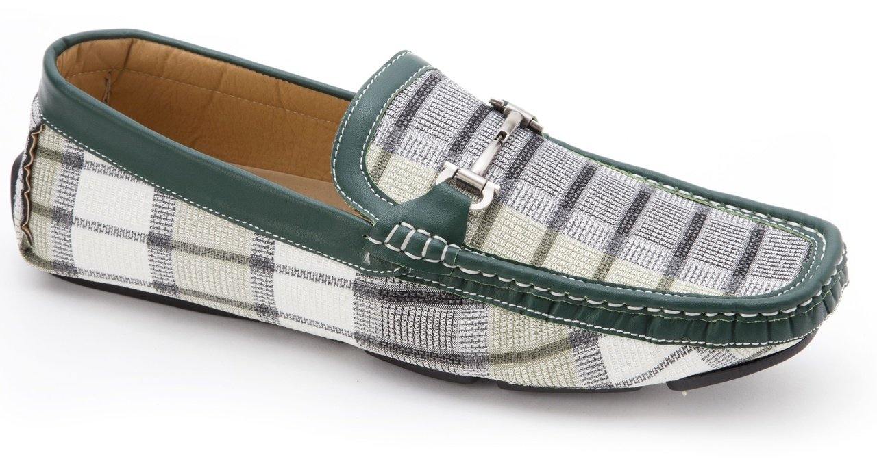 Men's 2025 plaid loafers