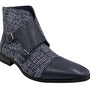 Montique Ink Double Monk Strap Fashion Boots Shoes S-2123