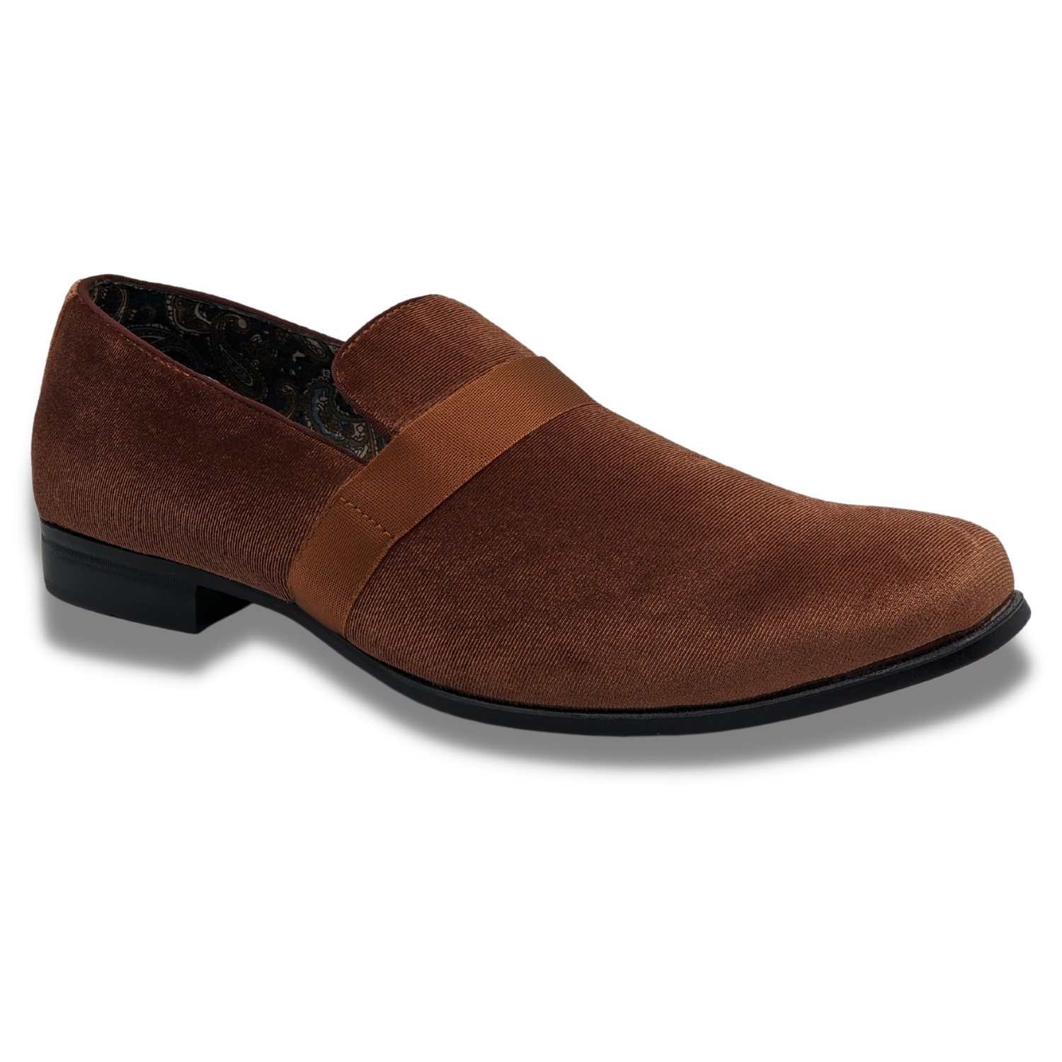 Dance Solid Velvet - Cognac Brown