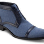 Montique Men's Fashion Boots Shoes Blue SD-01