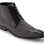 Montique Men's Fashion Boots Shoes Black SD-02
