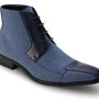 Montique Men's Fashion Boots Shoes Blue SD-02